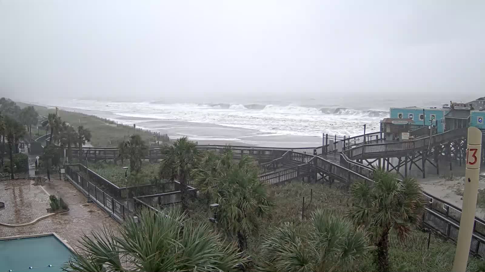 Riptydz Myrtle Beach Webcam Recording for Dorian Approach (2019)