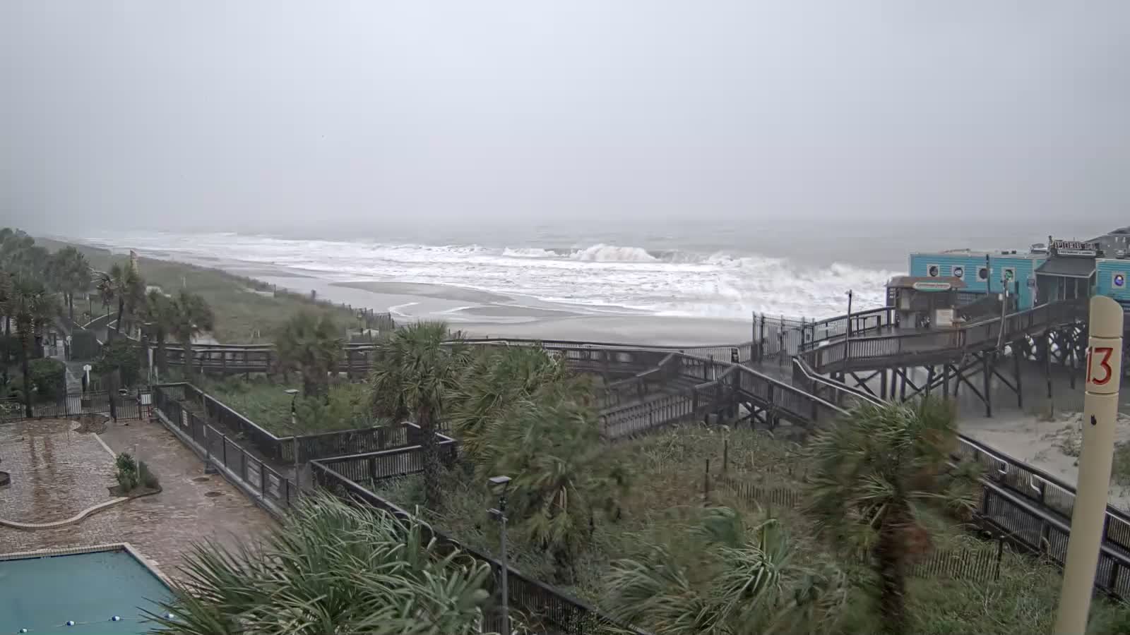 Riptydz Myrtle Beach Webcam Recording for Dorian Approach (2019)