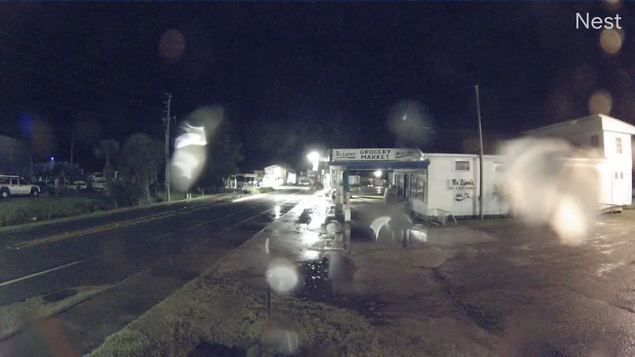 St Marks, FL Hurricane Track Cam 8 Recording Nestor (2019)