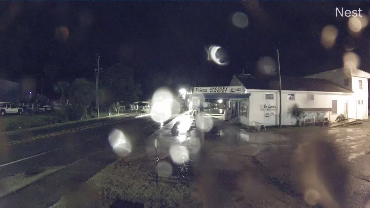 St Marks, FL Hurricane Track Cam 8 Recording Nestor (2019)