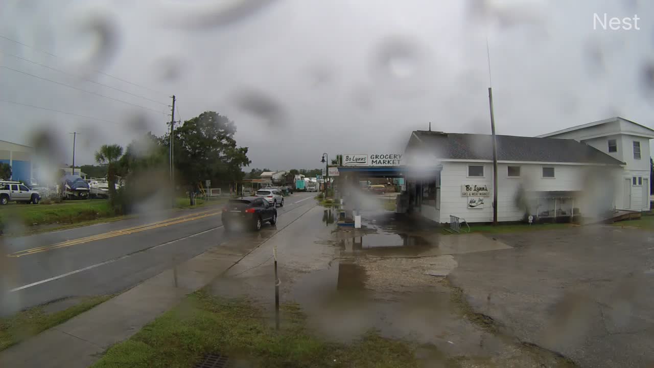 St Marks, FL Hurricane Track Cam 8 Recording Nestor (2019)