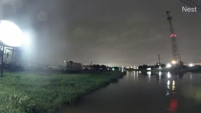 Houston, TX - TUrkey Creek Hurricane Track Cam 2 Recording Imelda (2019)
