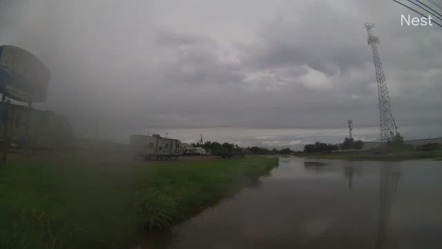 Houston, TX - TUrkey Creek Hurricane Track Cam 2 Recording Imelda (2019)