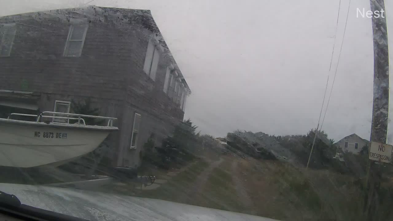 Hurricanetrack.com Mark Sudduth Vehicle Cam Nov OBX Storm (2019)
