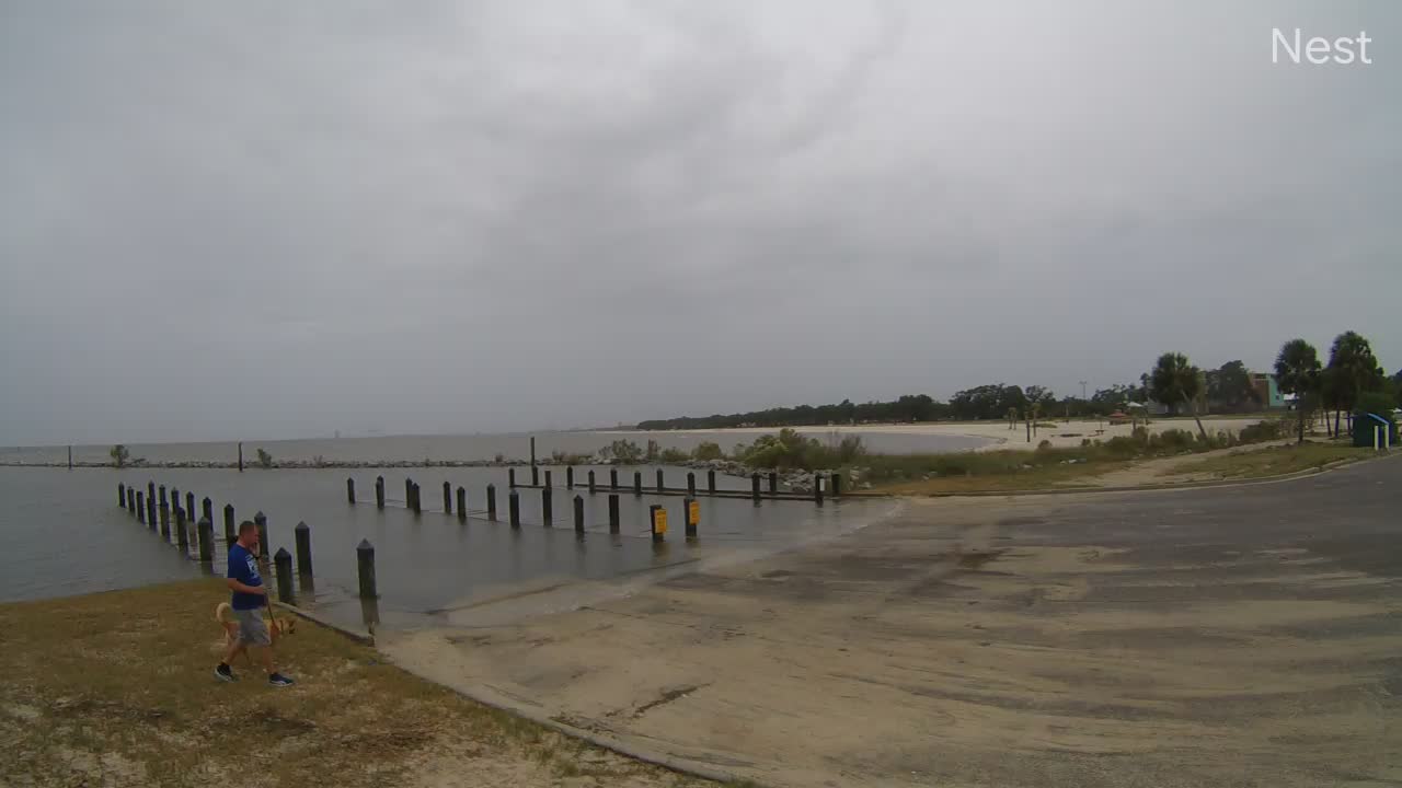 Hurricanetrack.com Courthouse Pier Cam 1 Zeta (2020)