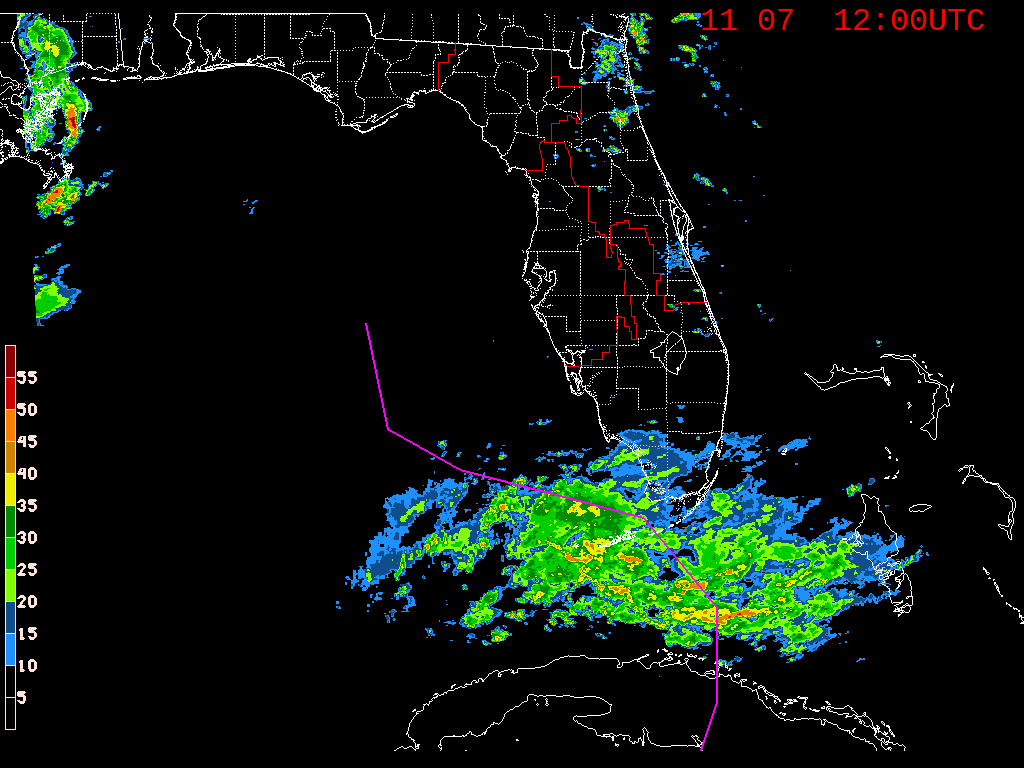 Florida Radar Recording From SFWMD for Eta Approach (2020)