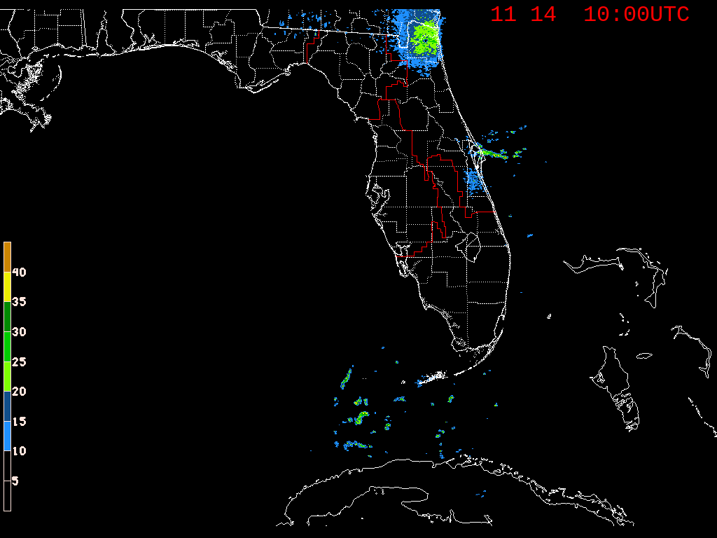 Florida Radar Recording From SFWMD for Eta Approach (2020)