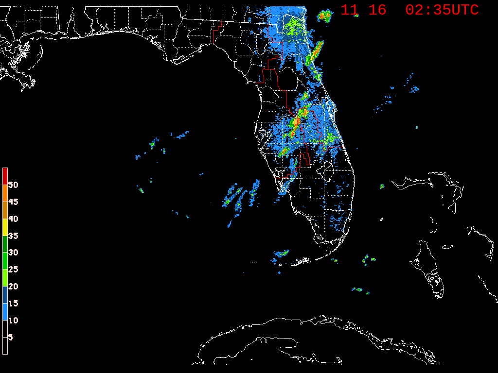 Florida Radar Recording From SFWMD for Eta Approach (2020)