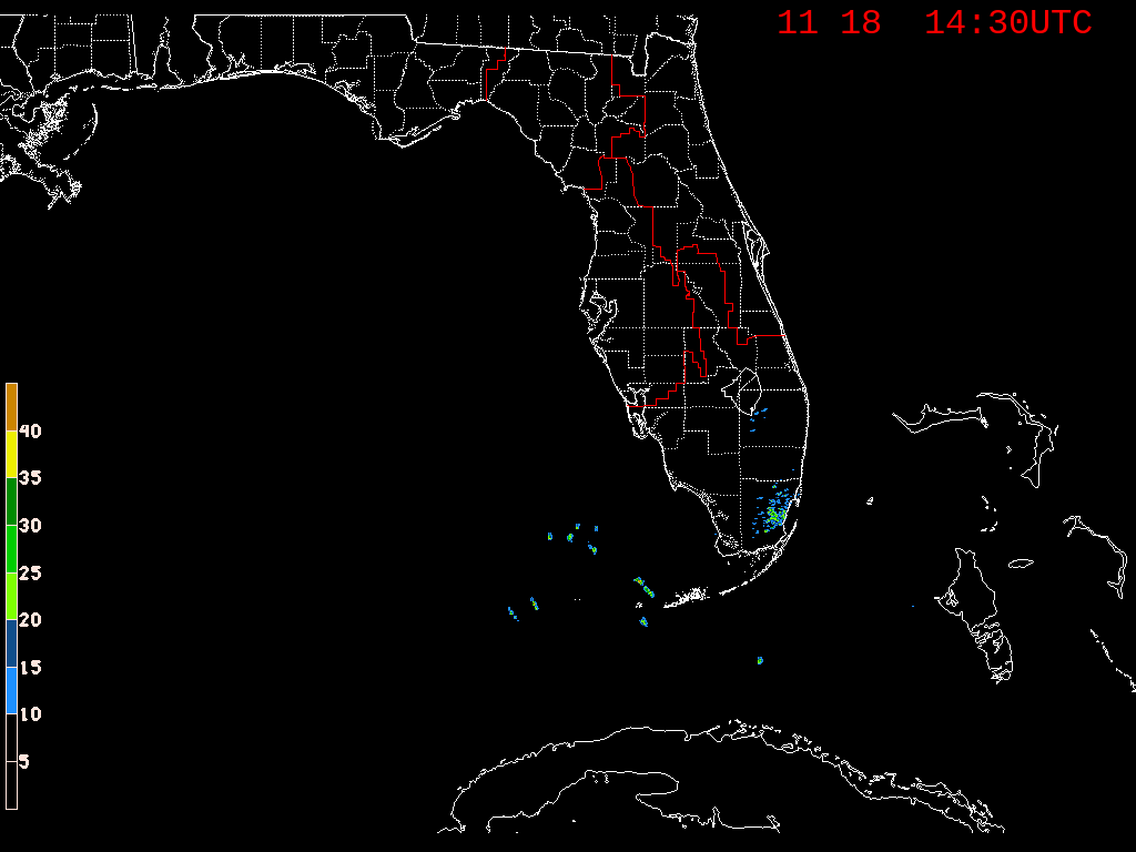 Florida Radar Recording From SFWMD for Eta Approach (2020)