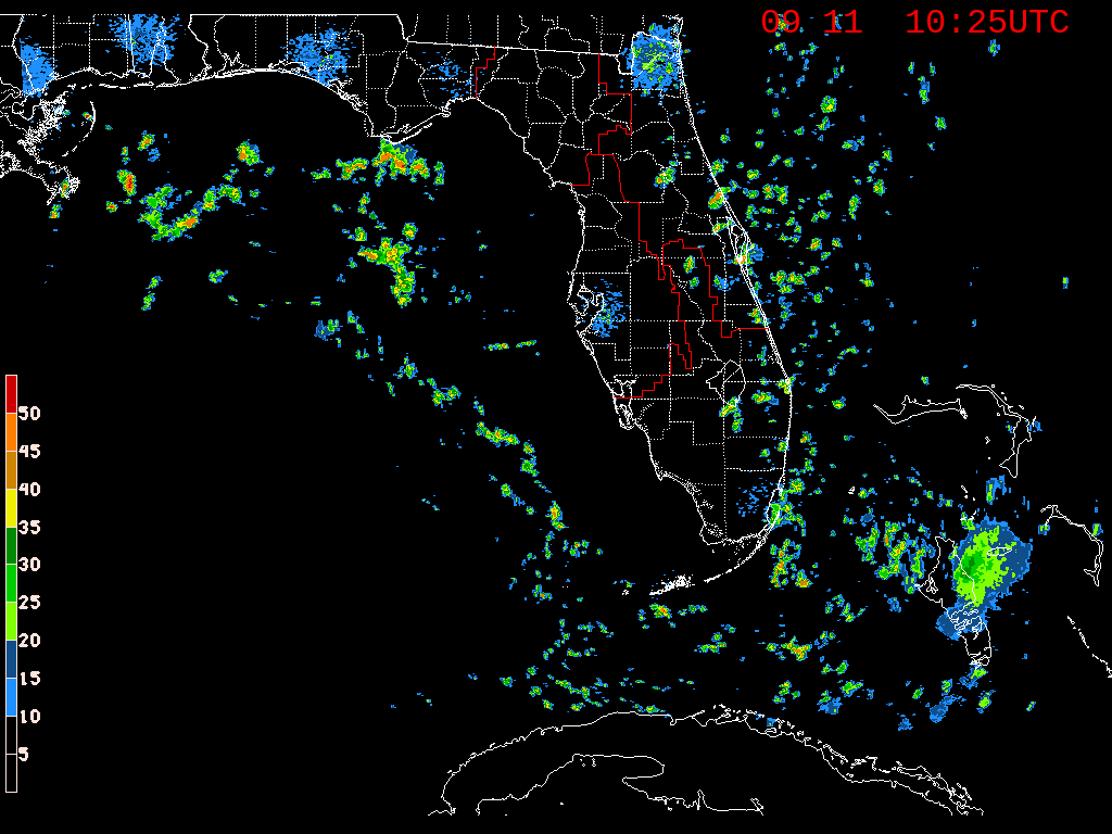 Florida Radar Recording From SFWMD for Sally (2020)