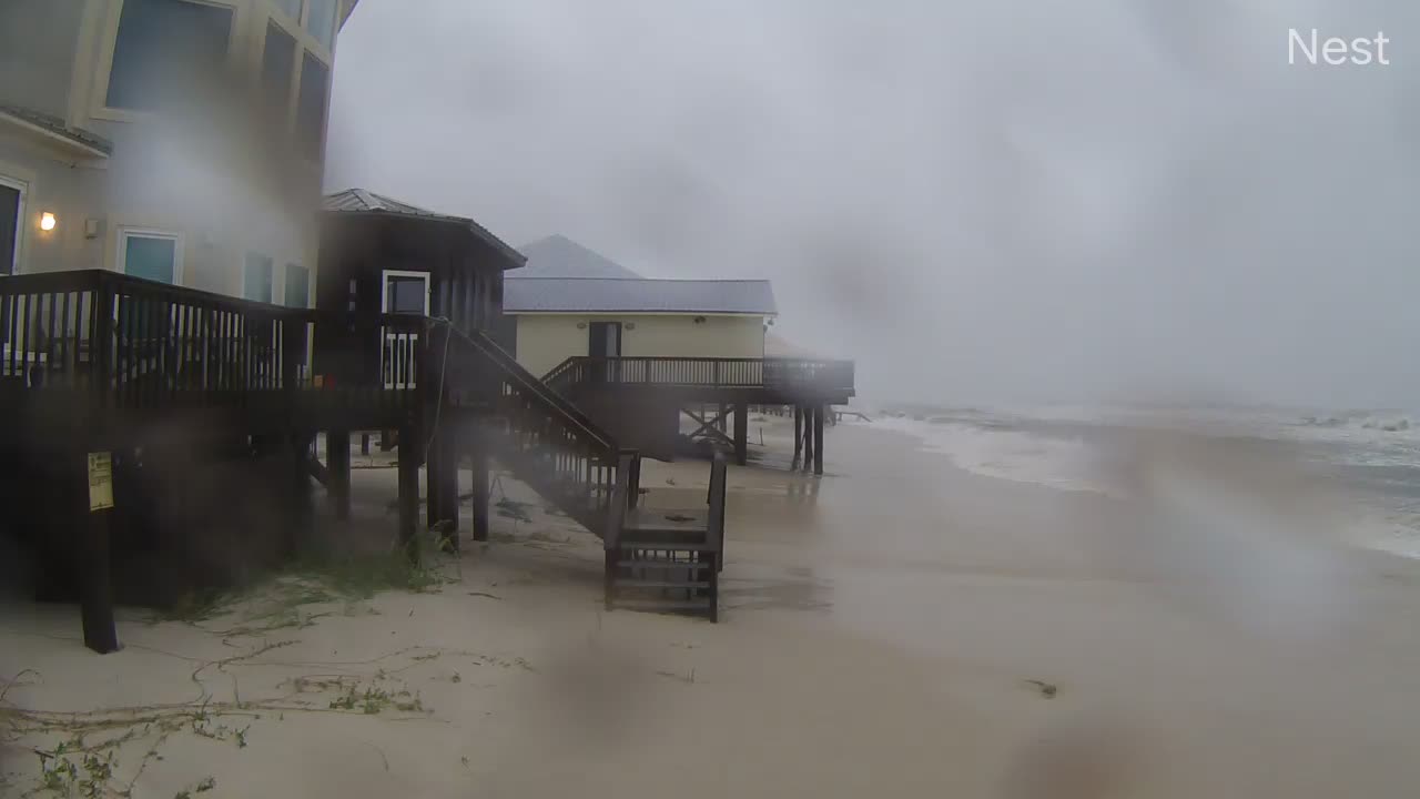 Fort Morgan, AL HurricaneTrack Cam 4 Recording Sally (2020)