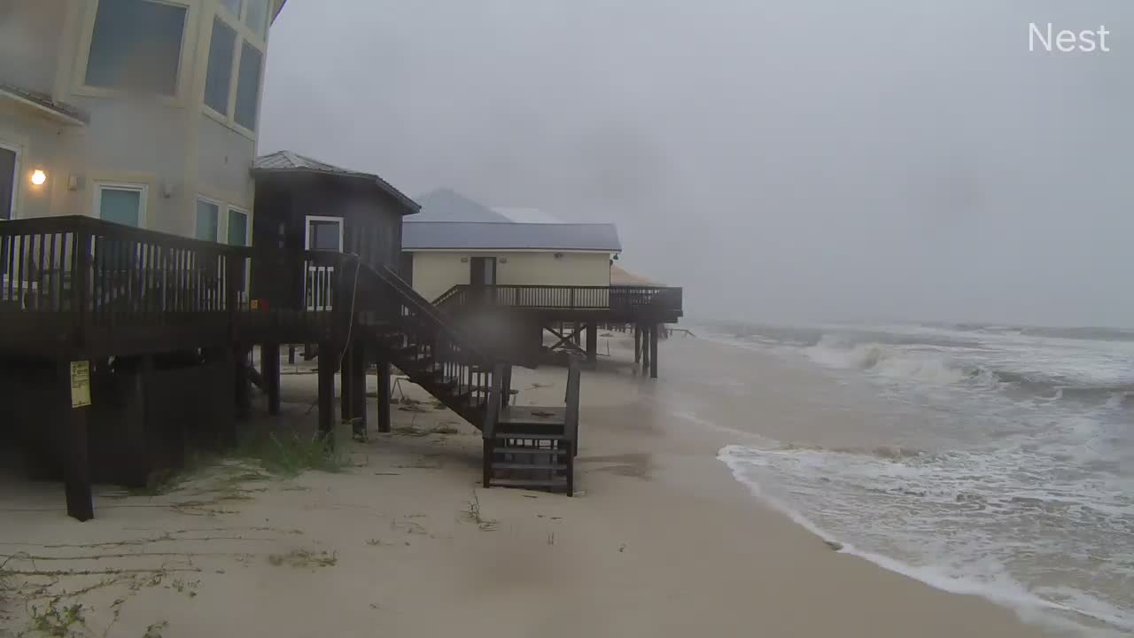 Fort Morgan, AL HurricaneTrack Cam 4 Recording Sally (2020)
