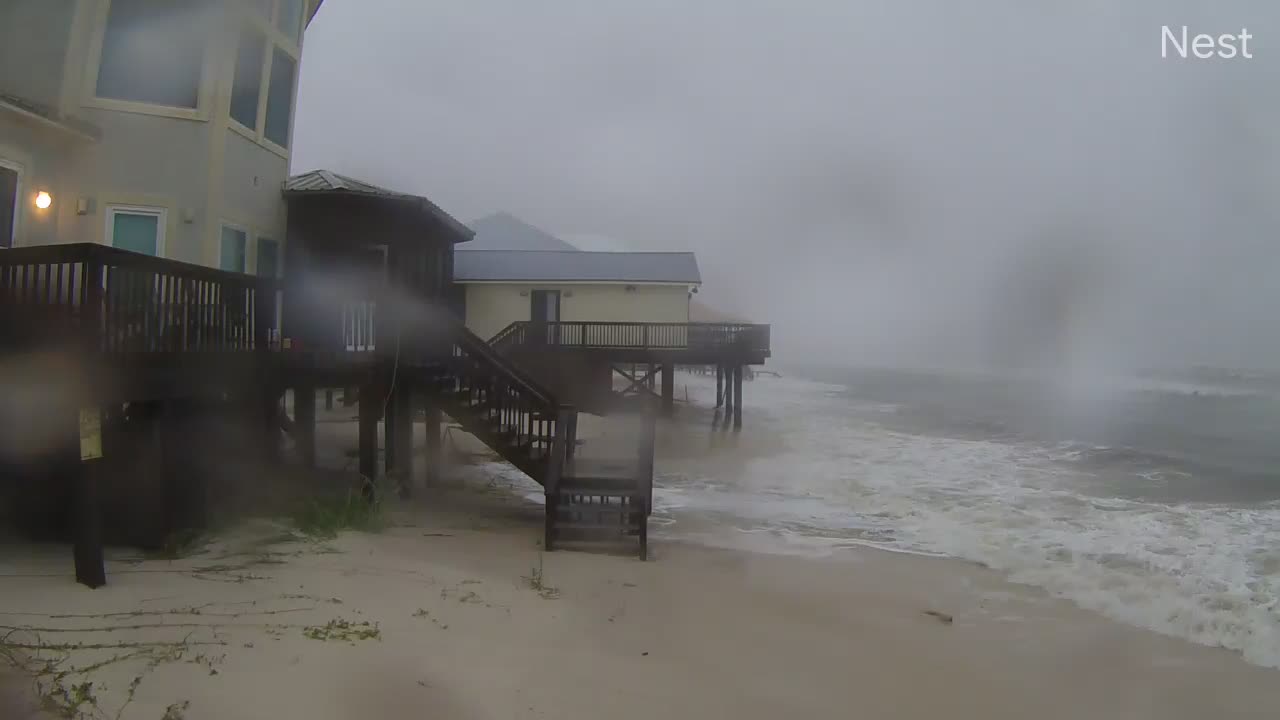 Fort Morgan, AL HurricaneTrack Cam 4 Recording Sally (2020)