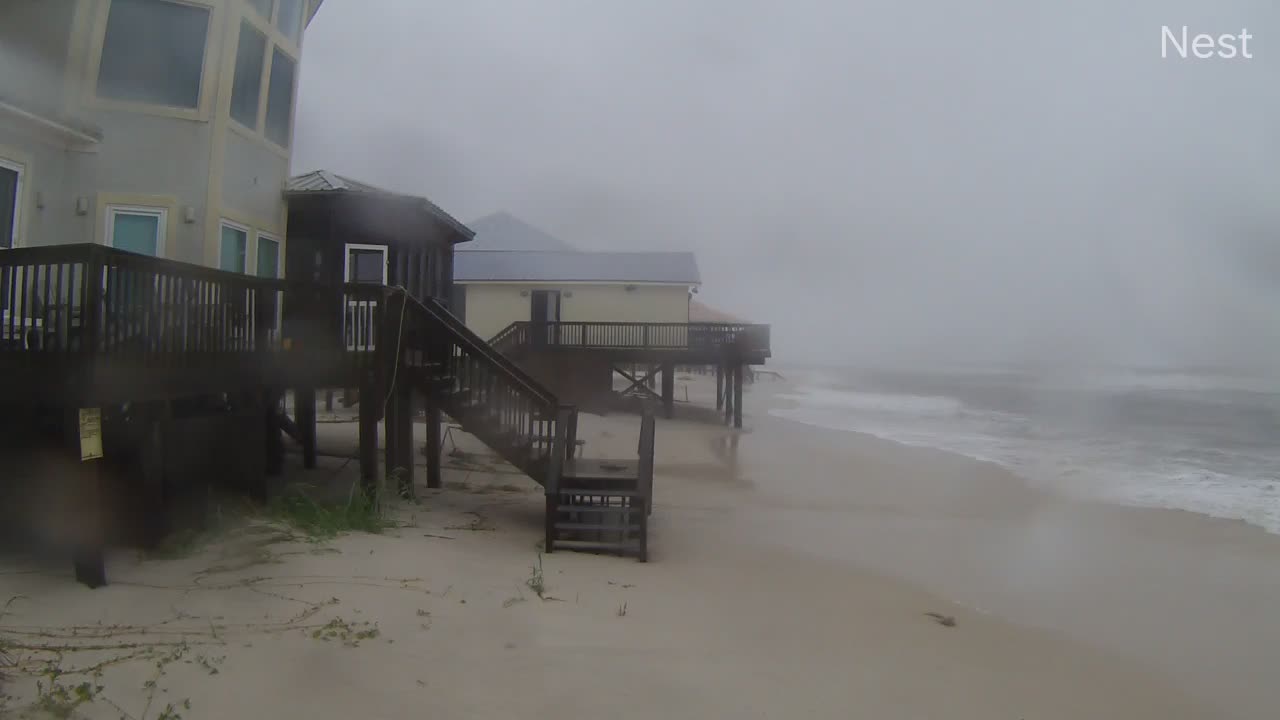 Fort Morgan, AL HurricaneTrack Cam 4 Recording Sally (2020)