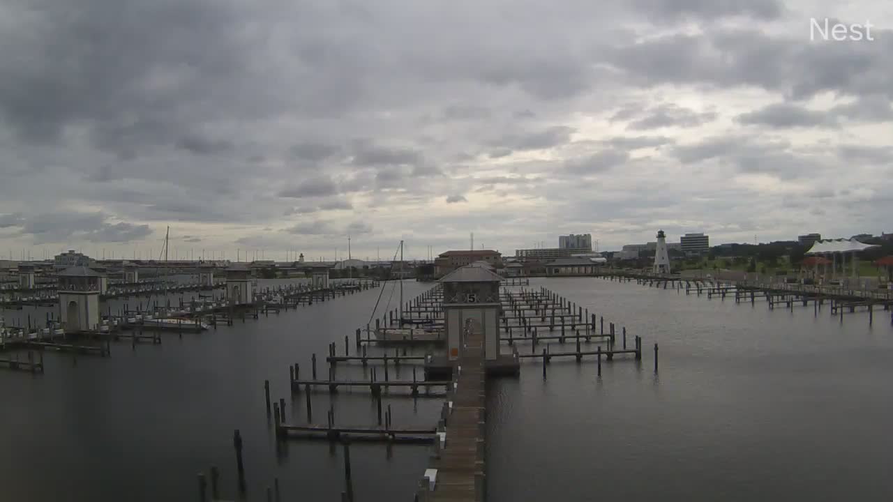 Gulfport, MS Harbor Hurricane Track Cam 15 Recording Sally (2020)