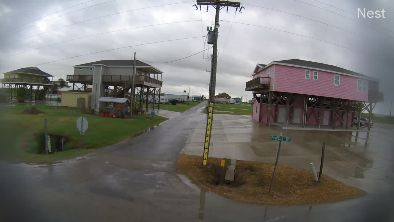 Holly Beach, LA Hurricane Track Cam 16 Recording Laura (2020)