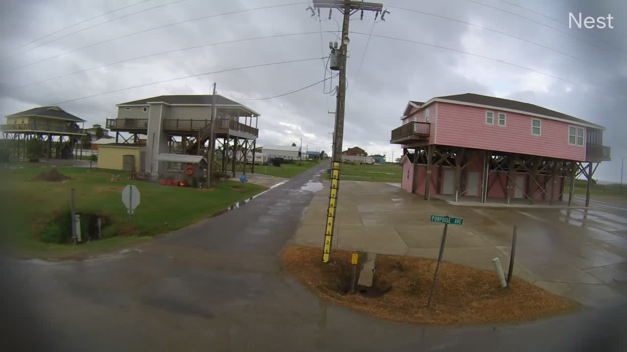 Holly Beach, LA Hurricane Track Cam 16 Recording Laura (2020)