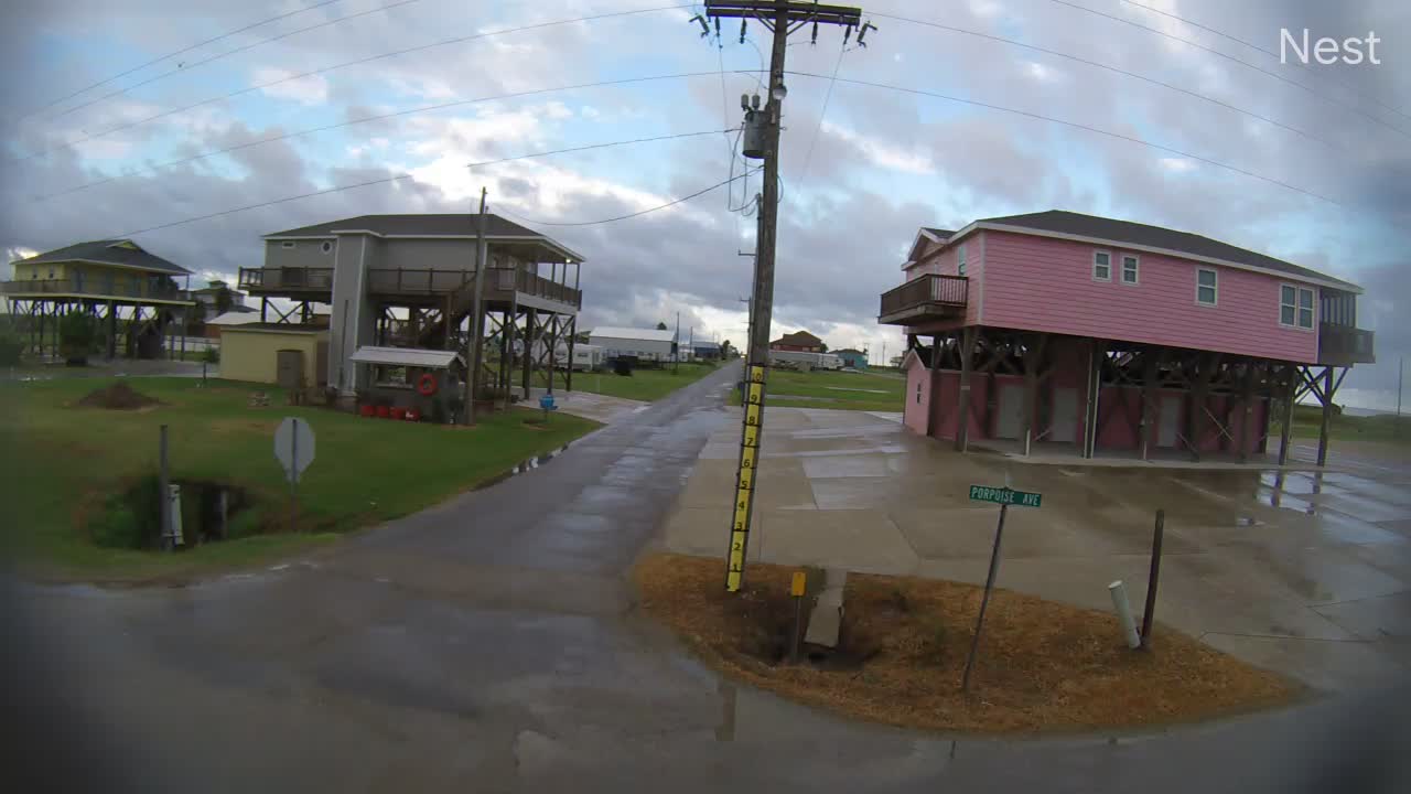 Holly Beach, LA Hurricane Track Cam 16 Recording Laura (2020)