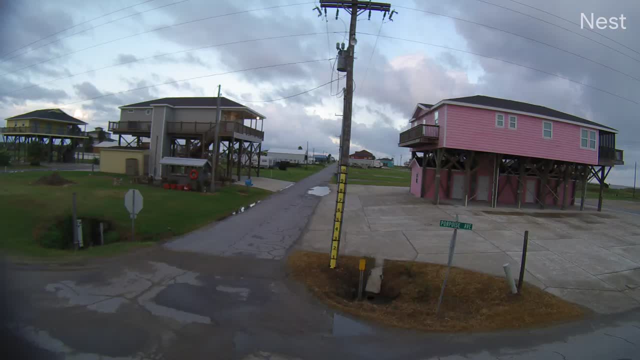 Holly Beach, LA Hurricane Track Cam 16 Recording Laura (2020)