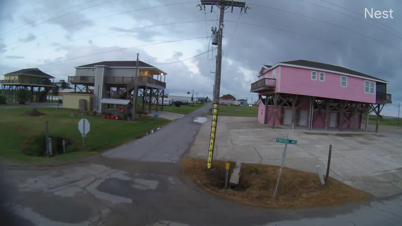 Holly Beach, LA Hurricane Track Cam 16 Recording Laura (2020)