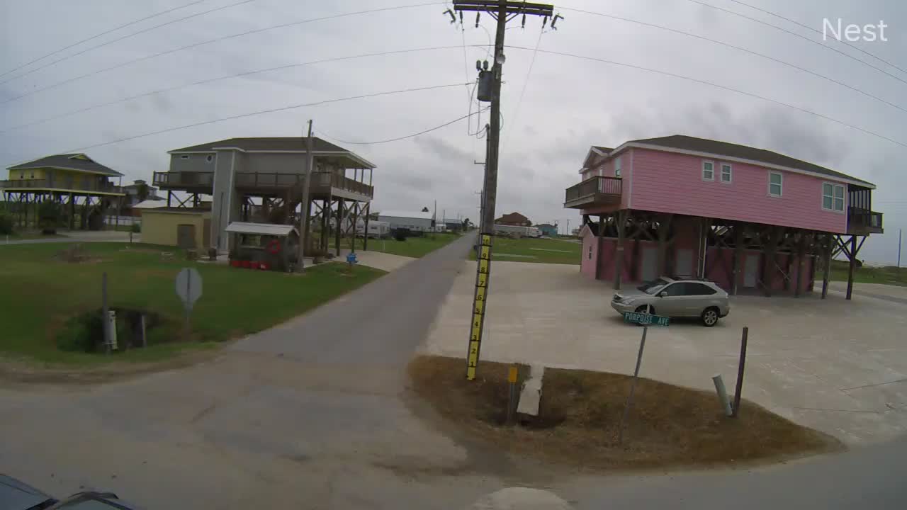 Holly Beach, LA Hurricane Track Cam 16 Recording Laura (2020)