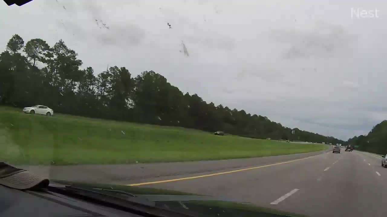 Hurricanetrack.com Mark Sudduth Vehicle Cam Sally (2020)