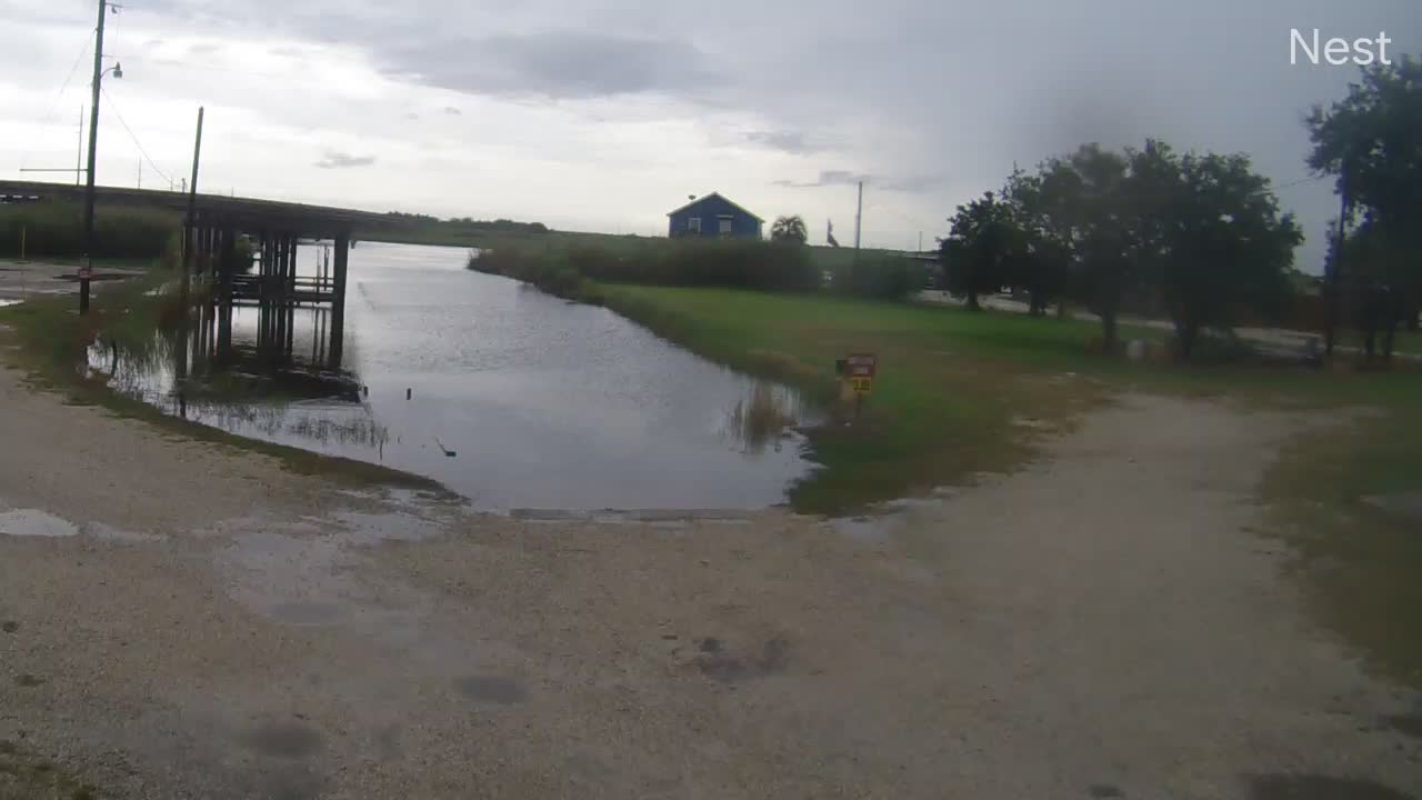 Hackberry, LA Hurricane Track Cam 7 Recording Laura (2020)