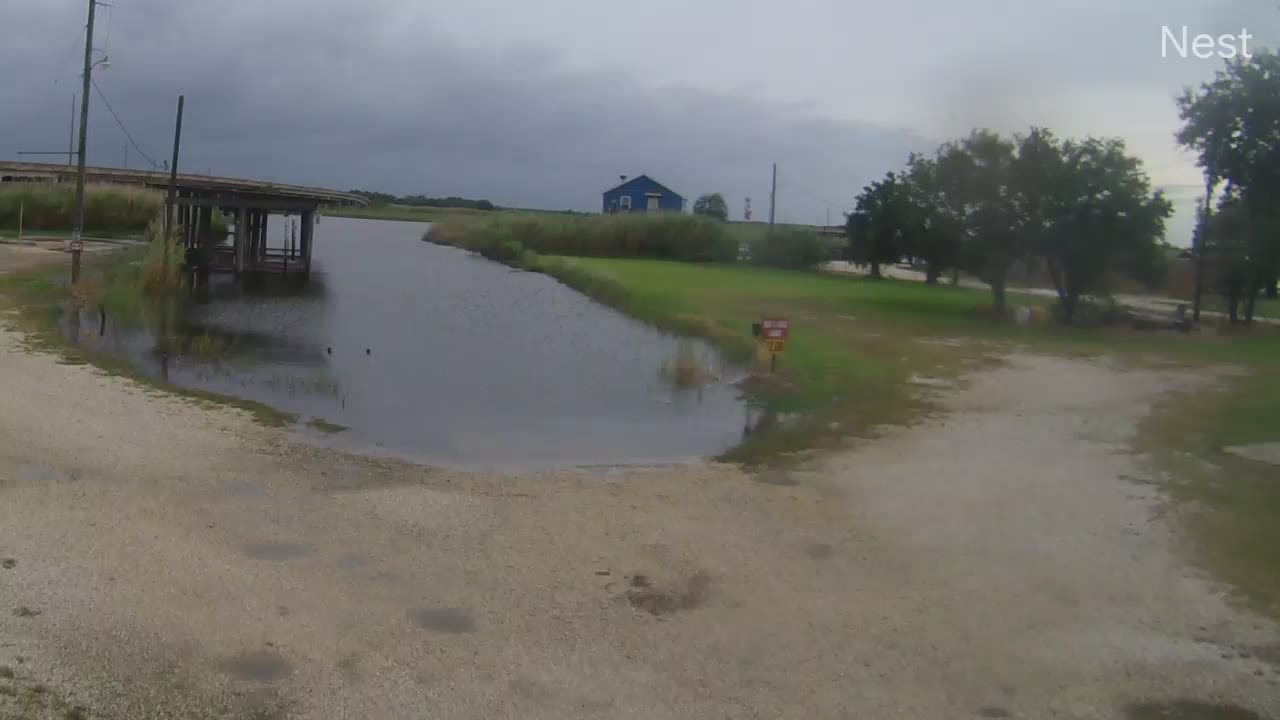 Hackberry, LA Hurricane Track Cam 7 Recording Laura (2020)