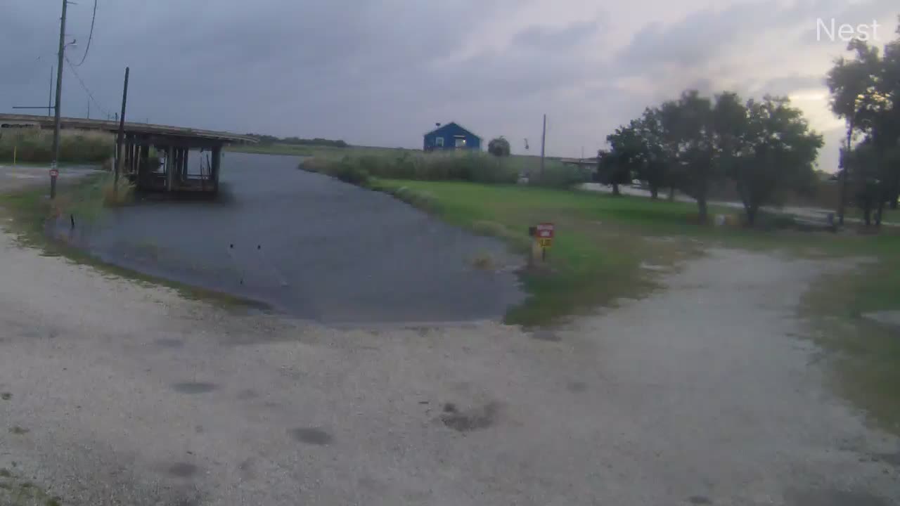 Hackberry, LA Hurricane Track Cam 7 Recording Laura (2020)