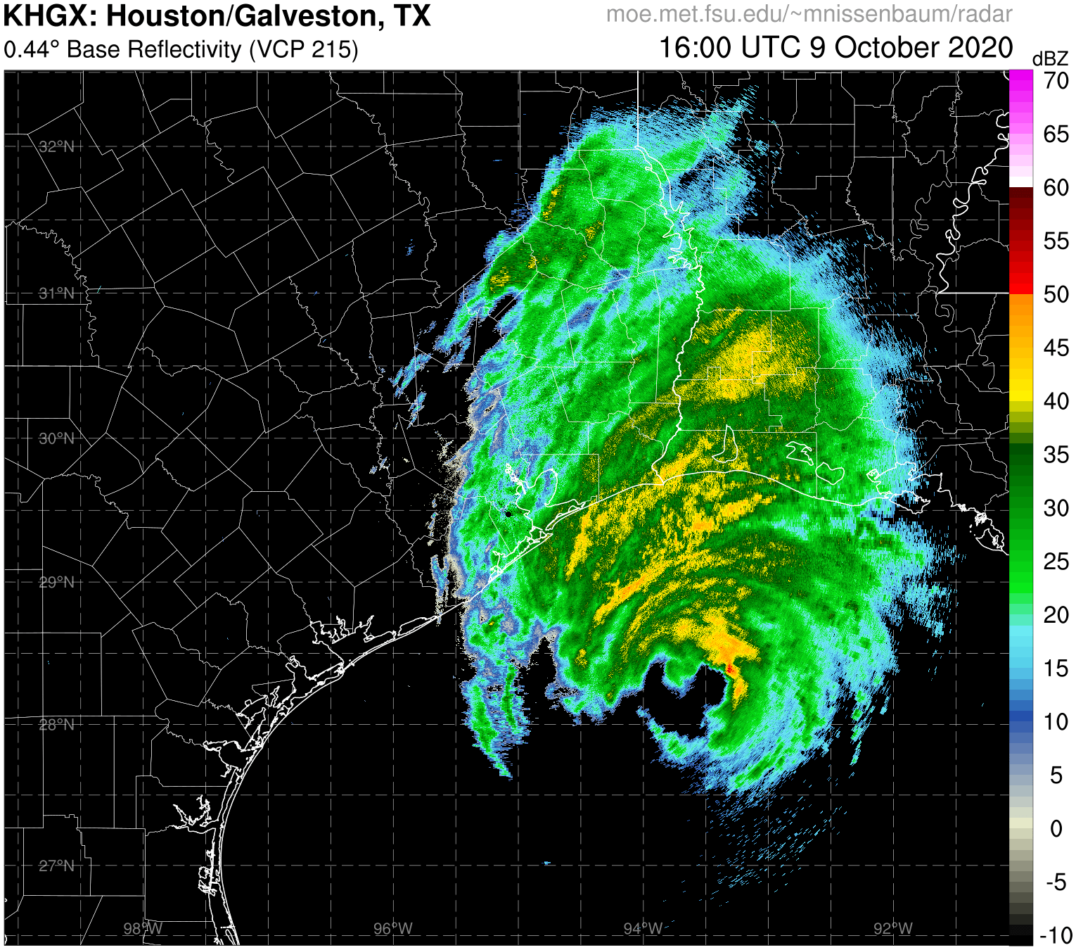 Houston Radar Recording of Delta (2020) Approach