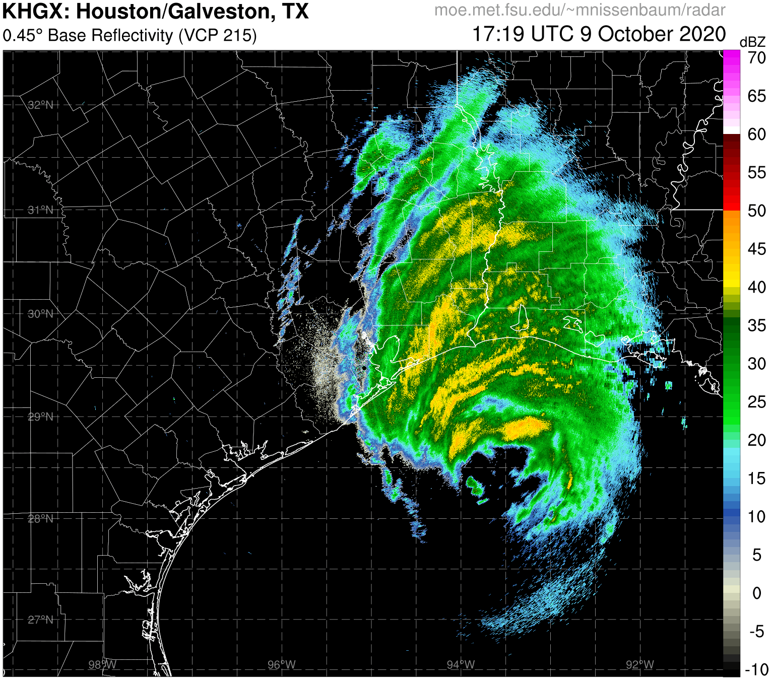 Houston Radar Recording of Delta (2020) Approach