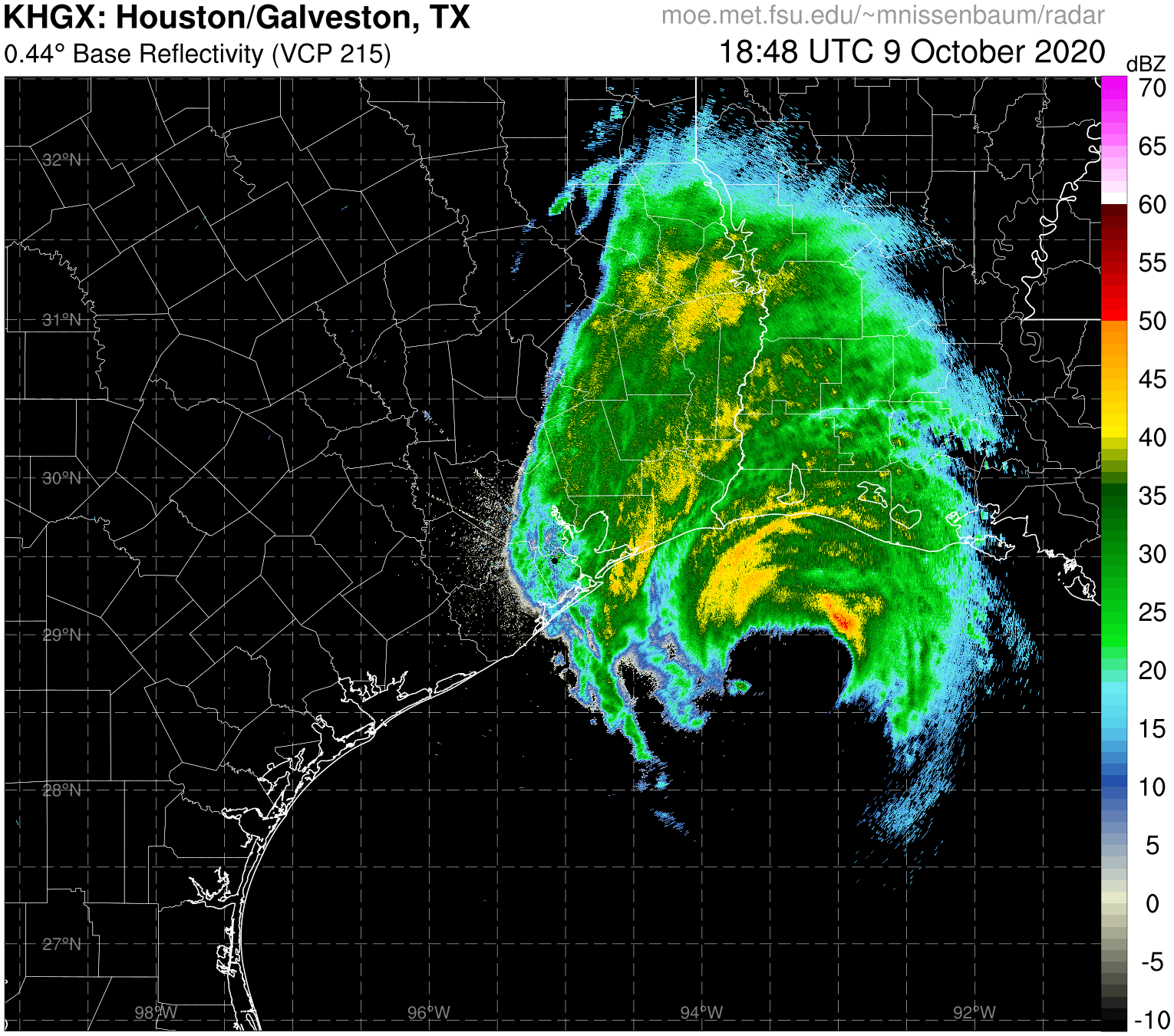 Houston Radar Recording of Delta (2020) Approach