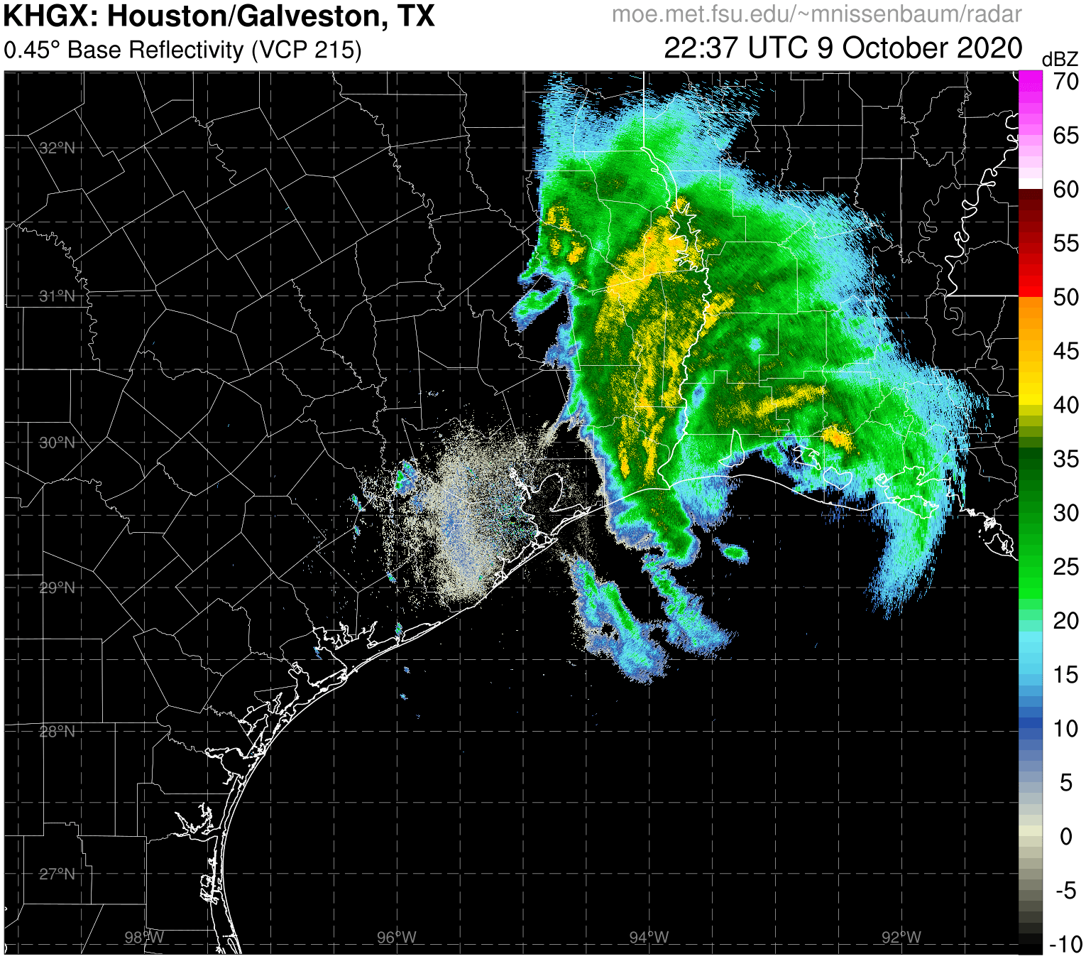 Houston Radar Recording of Delta (2020) Approach