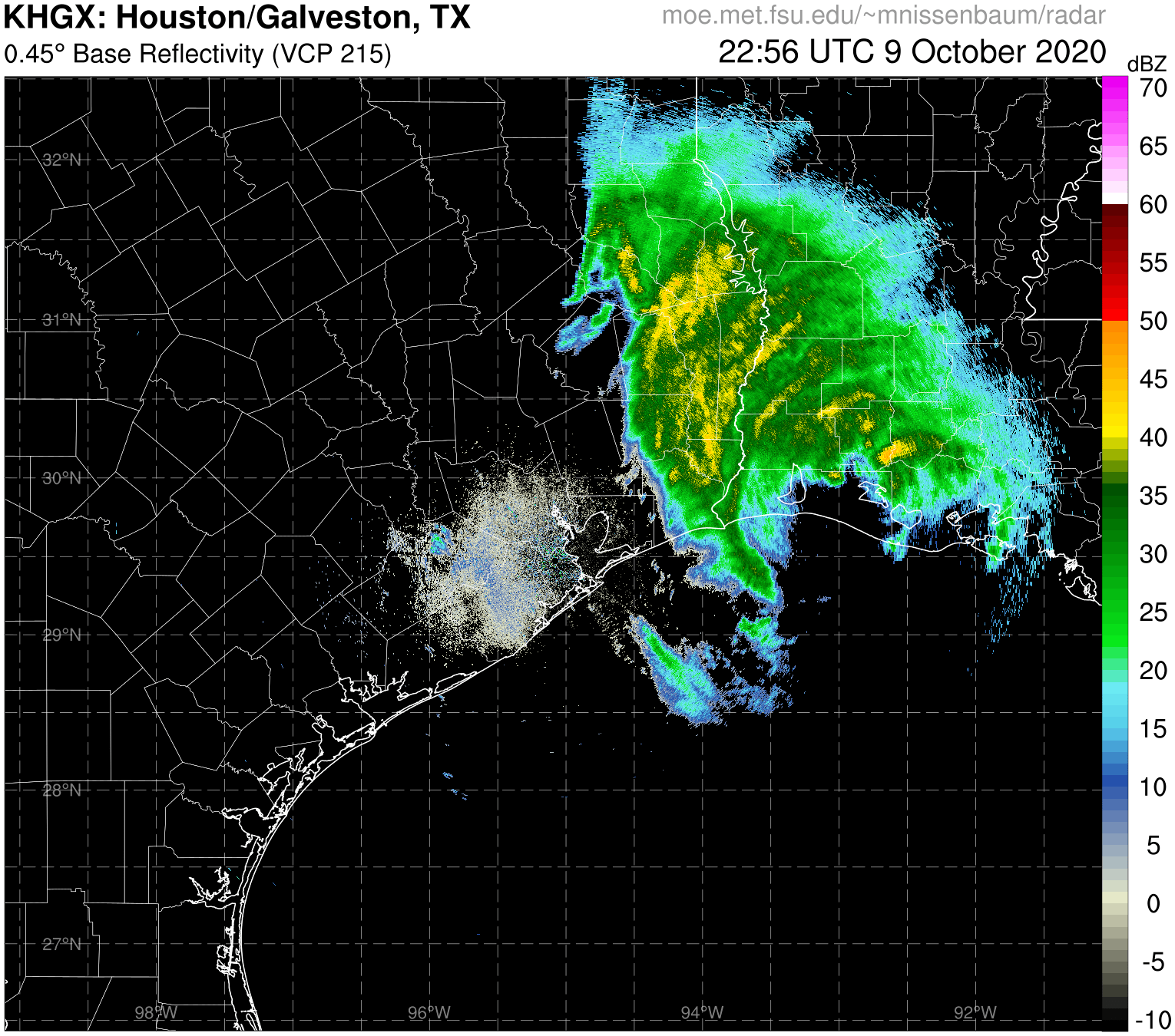 Houston Radar Recording of Delta (2020) Approach