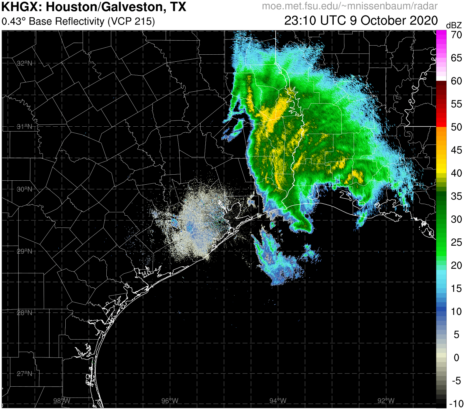 Houston Radar Recording of Delta (2020) Approach