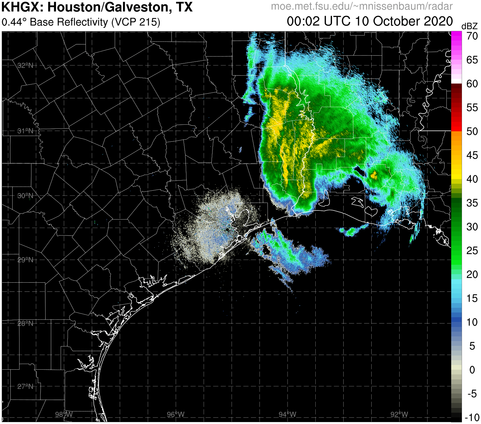 Houston Radar Recording of Delta (2020) Approach