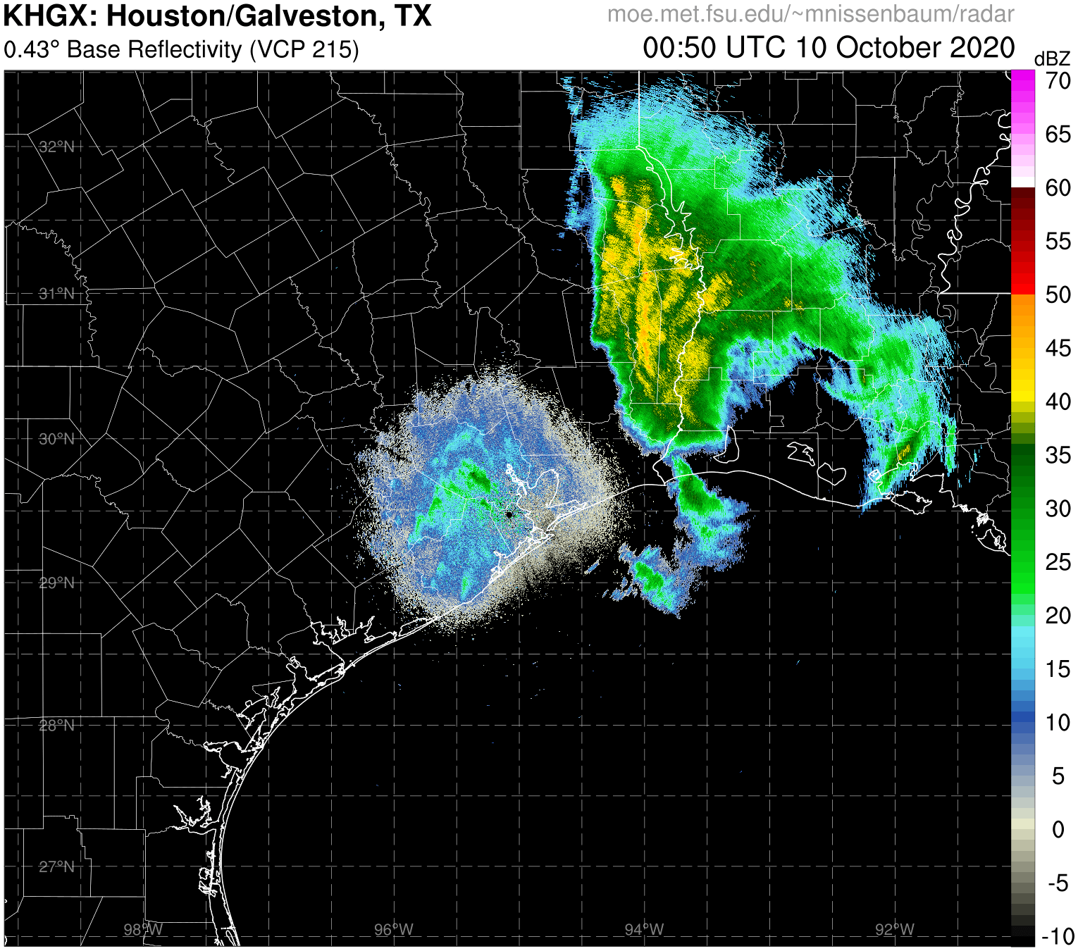 Houston Radar Recording of Delta (2020) Approach