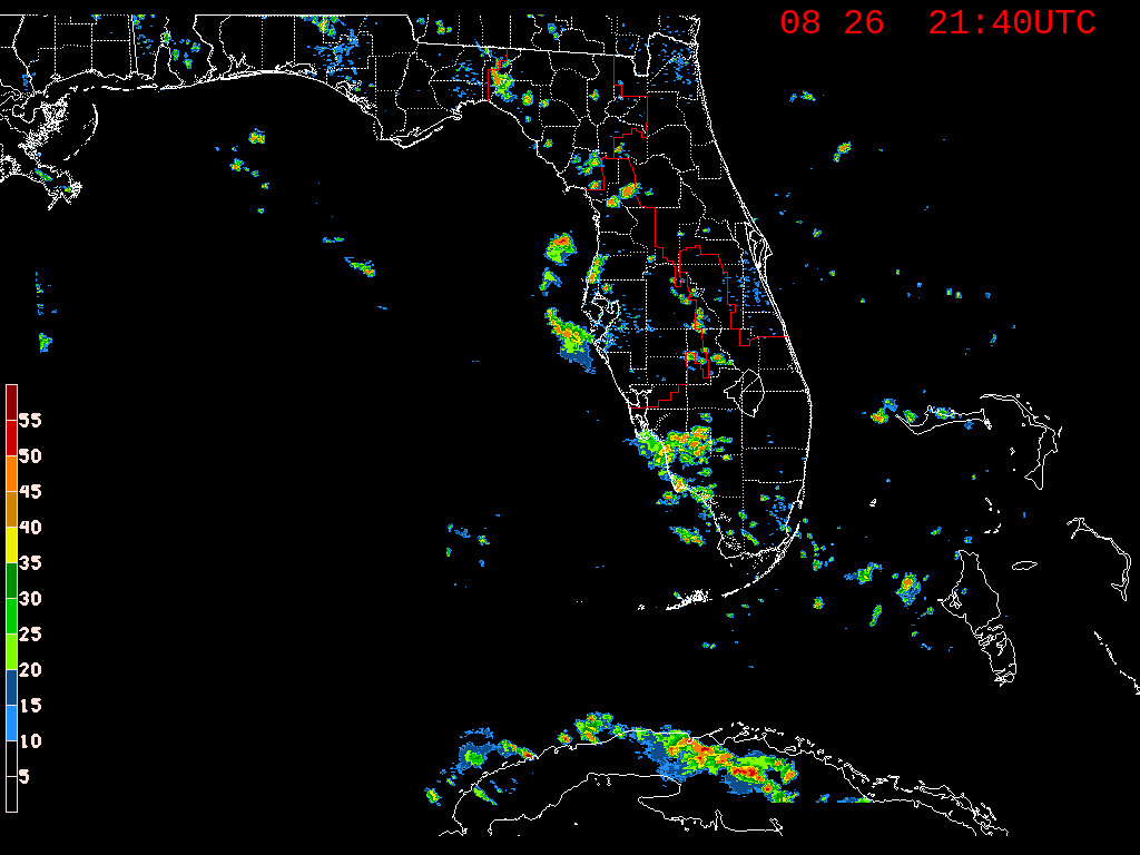 Florida Radar Recording From SFWMD for Laura/Marco Approach (2020)