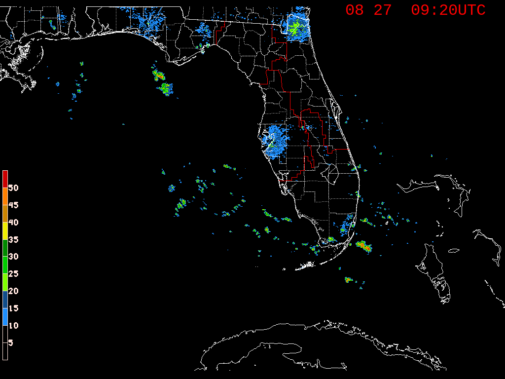 Florida Radar Recording From SFWMD for Laura/Marco Approach (2020)