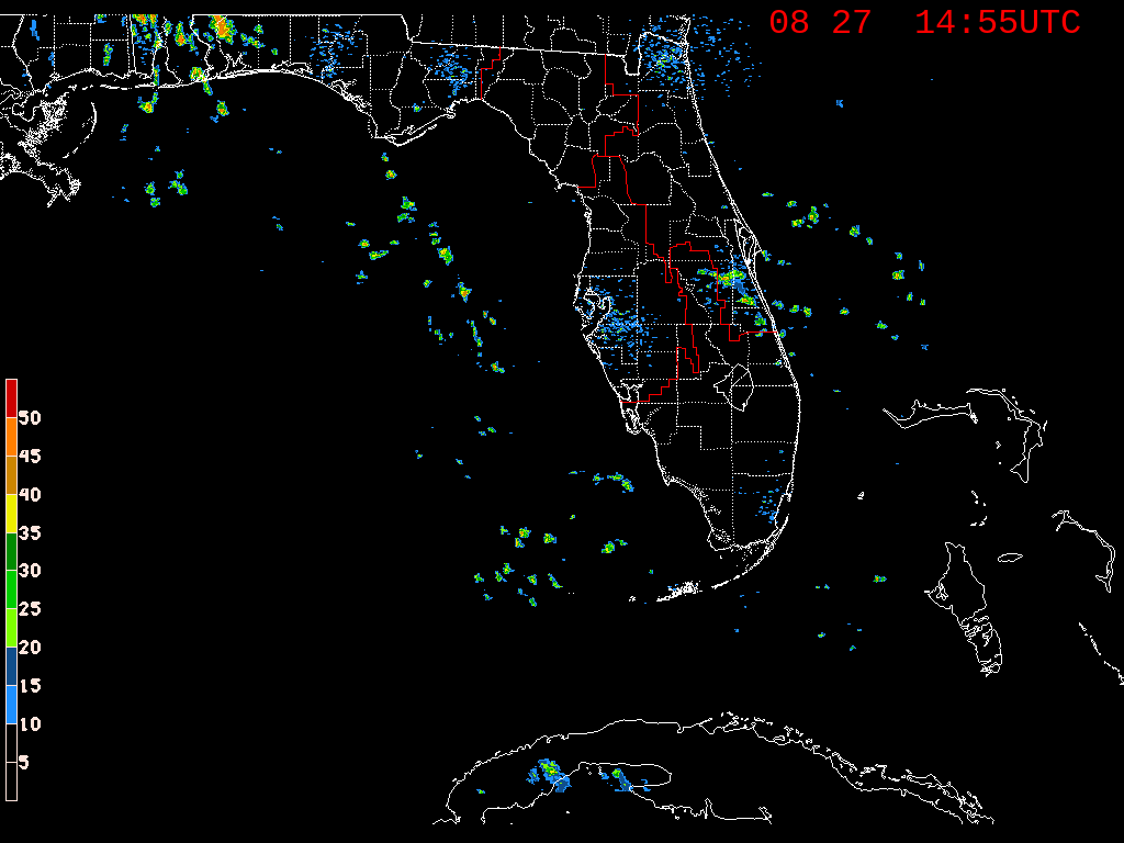 Florida Radar Recording From SFWMD for Laura/Marco Approach (2020)