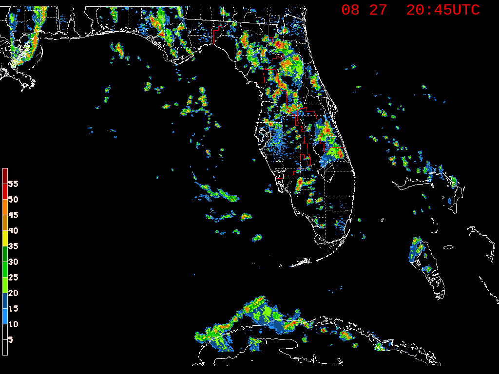 Florida Radar Recording From SFWMD for Laura/Marco Approach (2020)