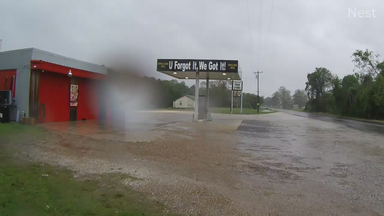 Hurricanetrack.com Pecan Island Food Store, LA CAM Delta (2020)