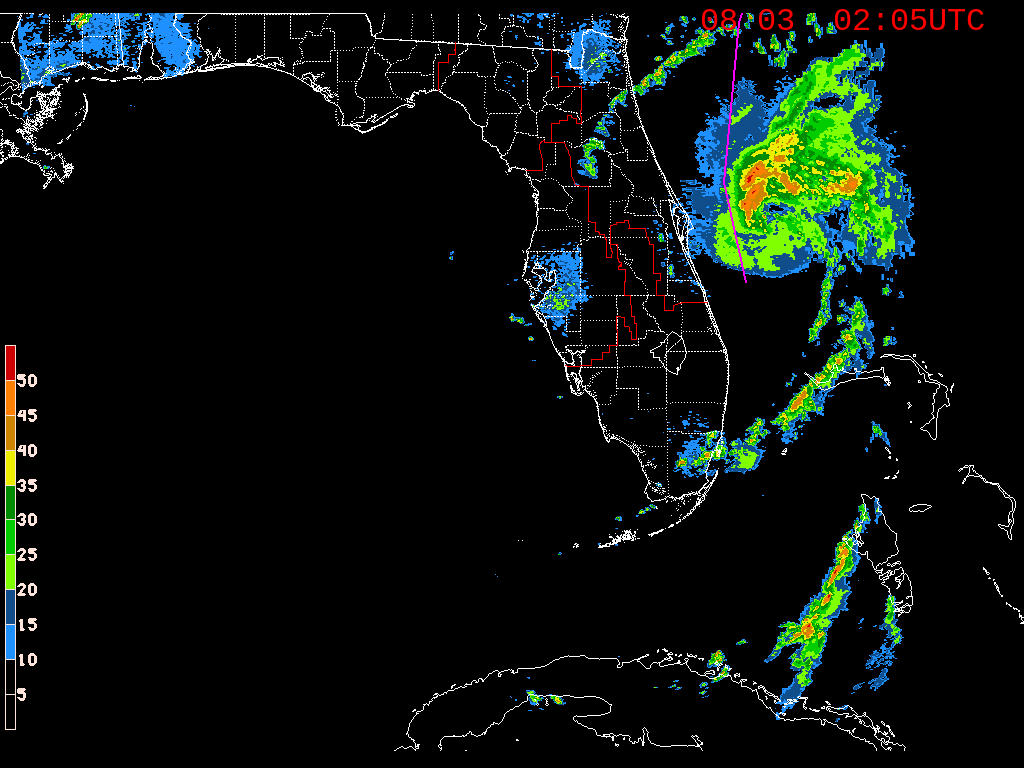 Florida Radar Recording From SFWMD for Isaias Approach (2020) Florida Radar Recording From SFWMD for Isaias Approach (2020)