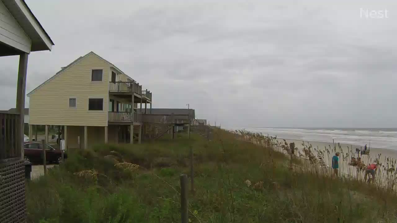 West Oak Isle, NC Hurricane Track Cam 3 Recording Isaias (2020)