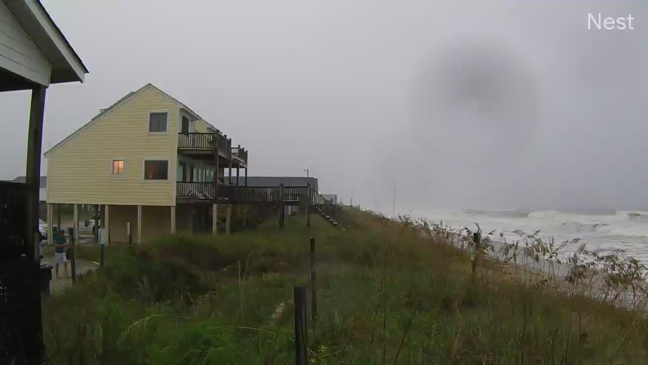West Oak Isle, NC Hurricane Track Cam 3 Recording Isaias (2020)