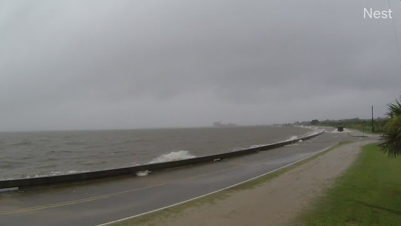 Waveland, MS Hurricane Track Cam 3 Recording Cirstobal (2020)
