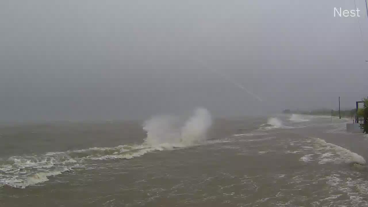 Waveland, MS Hurricane Track Cam 3 Recording Cirstobal (2020)