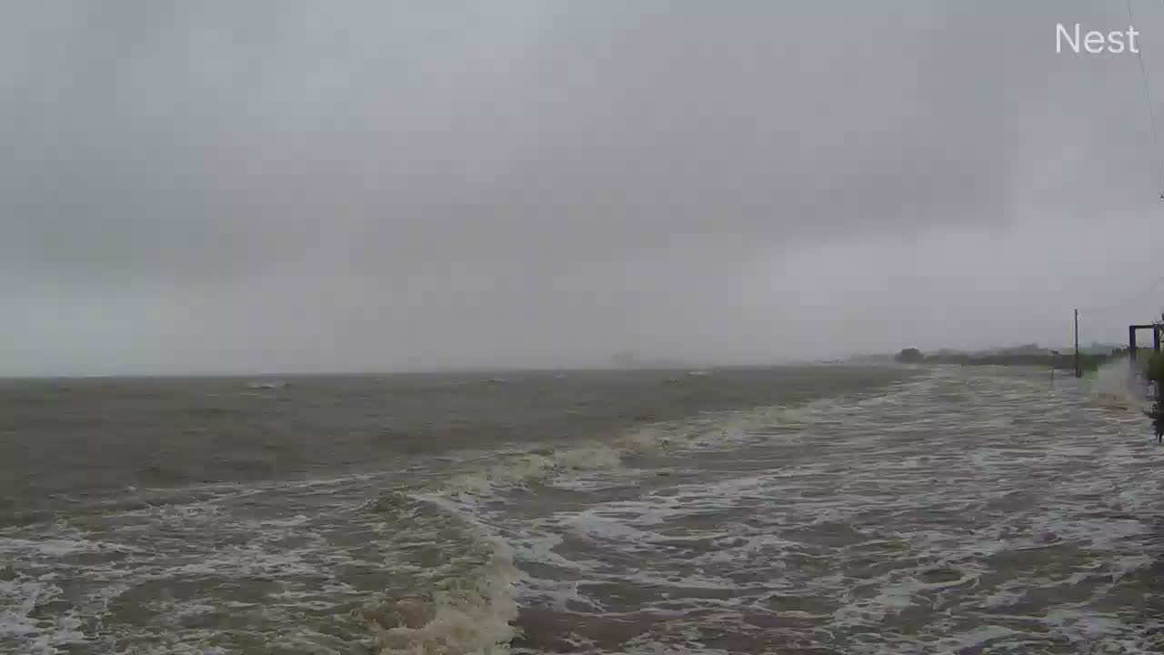 Waveland, MS Hurricane Track Cam 3 Recording Cirstobal (2020)