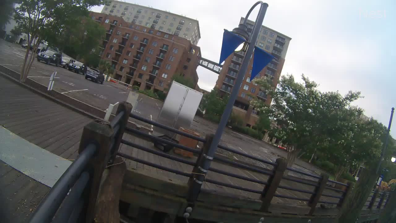 Downtown Wilmington, NC Hurricane Track Cam 5 Recording Isaias (2020)