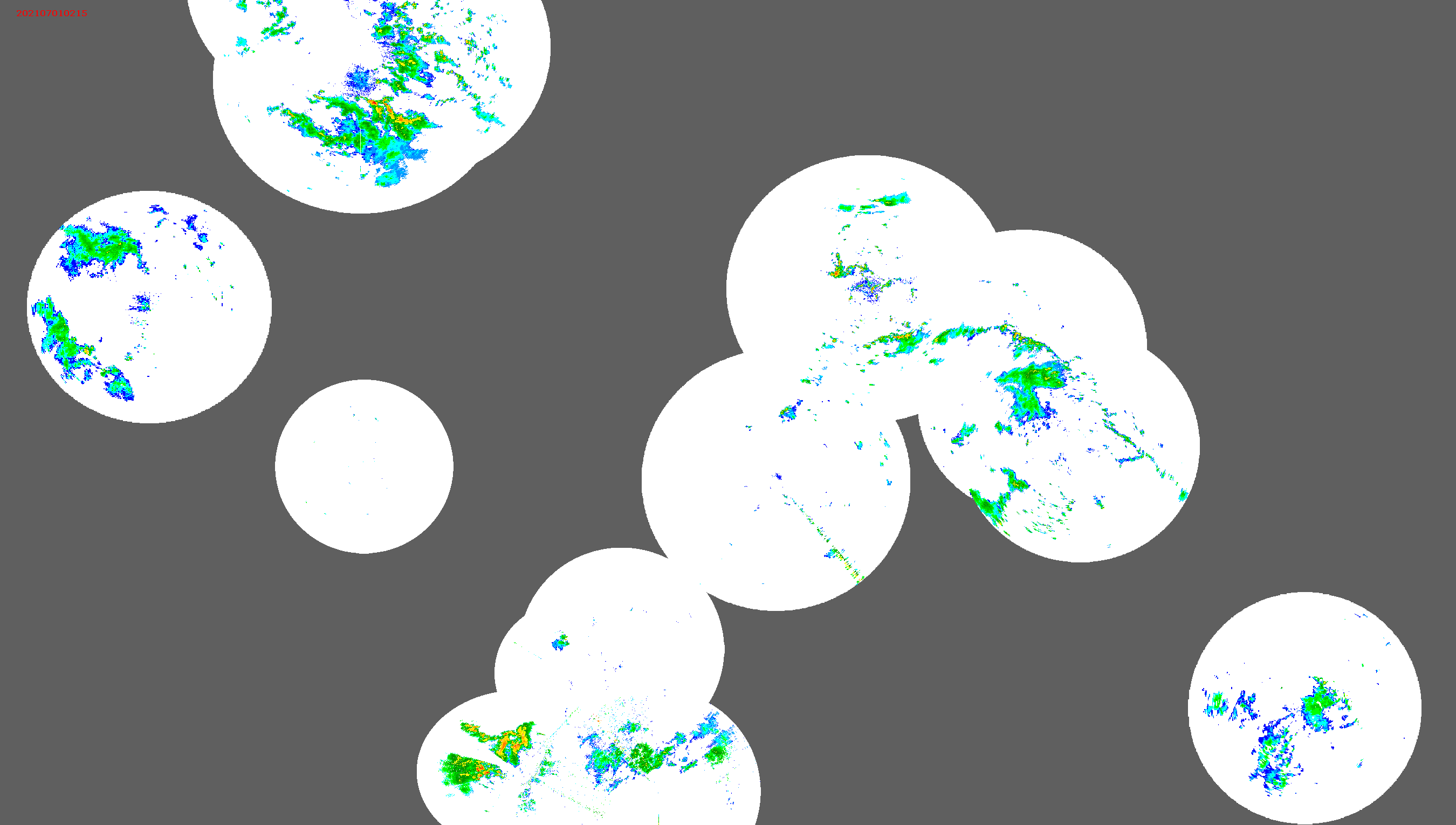 Barbados Weather Caribbean Radar Mosaic Animation for Invest 95L (Elsa 2021)